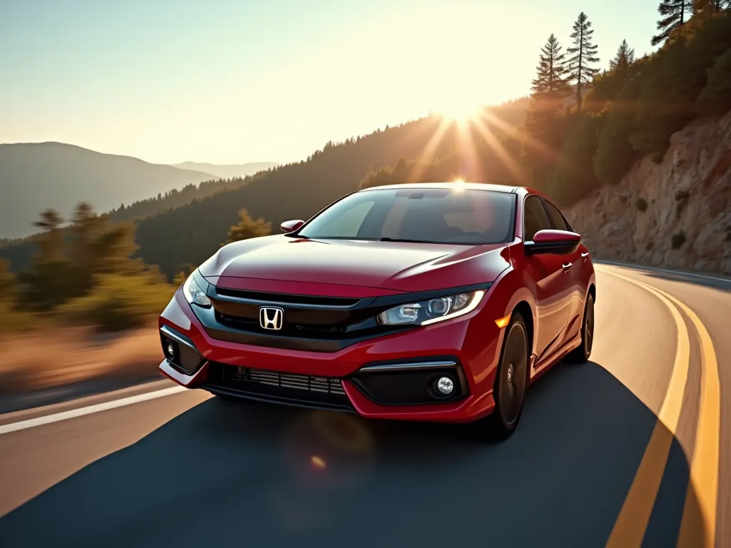 Zoom sur la Honda Civic 2025 : une berline au caractère sportif