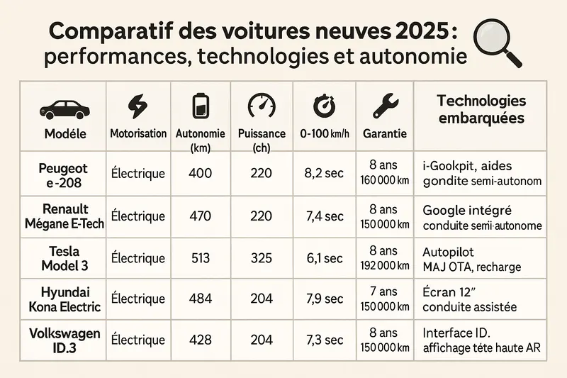 Comparatif