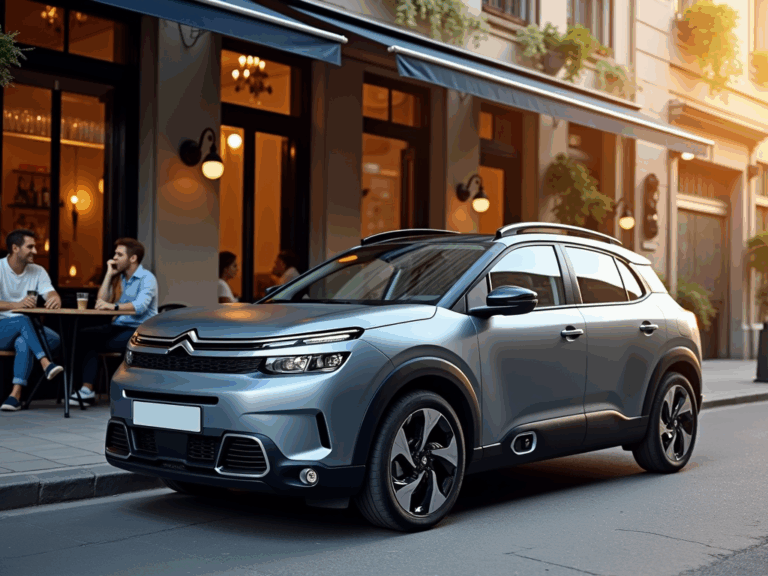 citroen-e-c4-urban-cafe-golden-hour