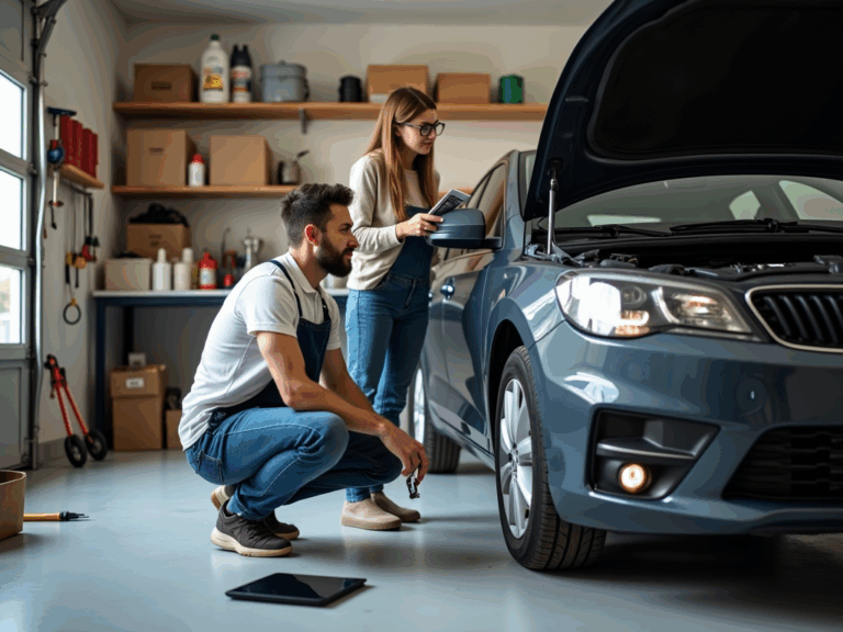 couple-vehicle-maintenance-garage