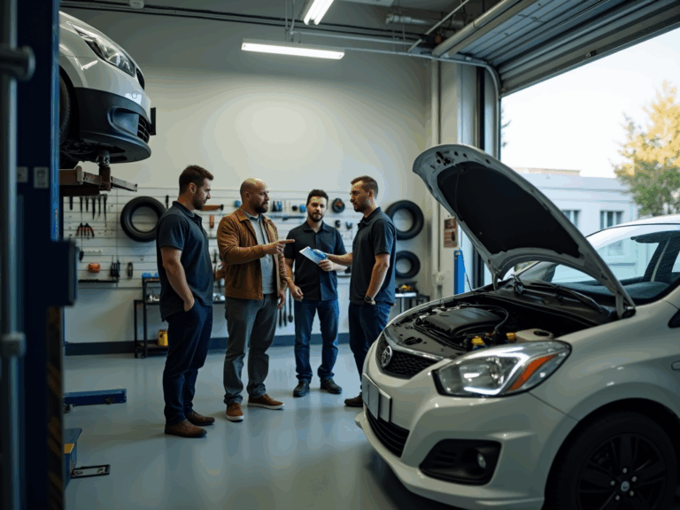 discussion-automobile-garage