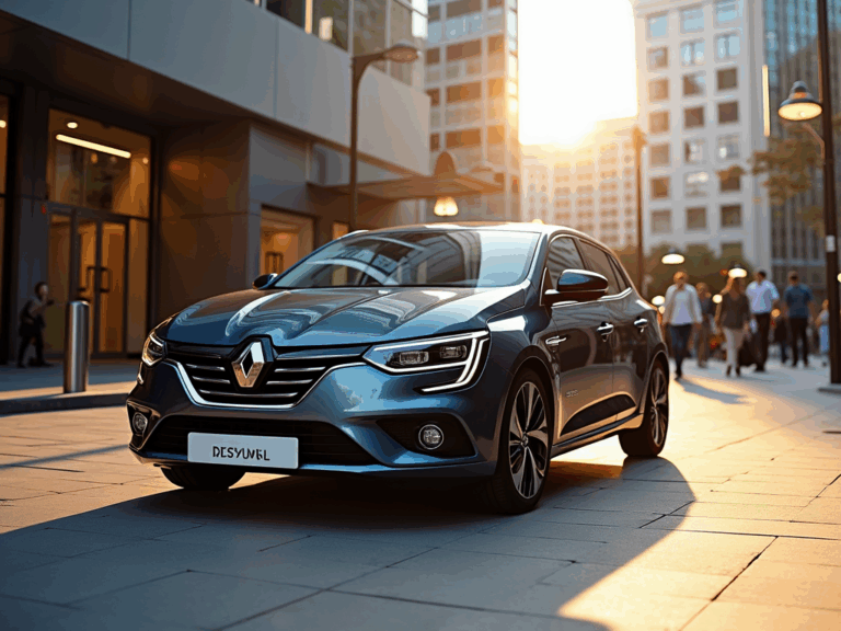 golden-hour-renault-megane-etech-urban-backdrop