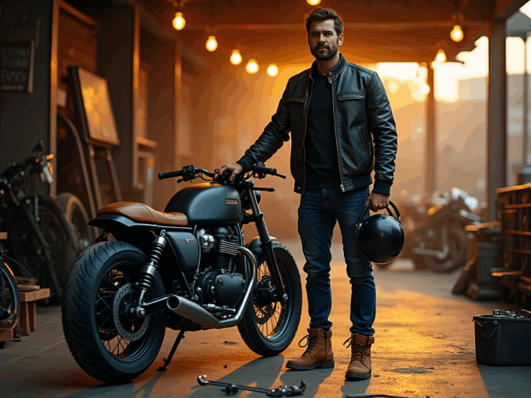 golden-hour-urban-garage-motorcycle-rider