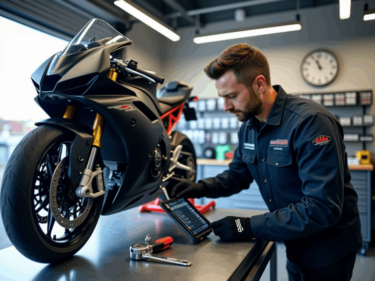 moto-mecanicien-inspection-garage