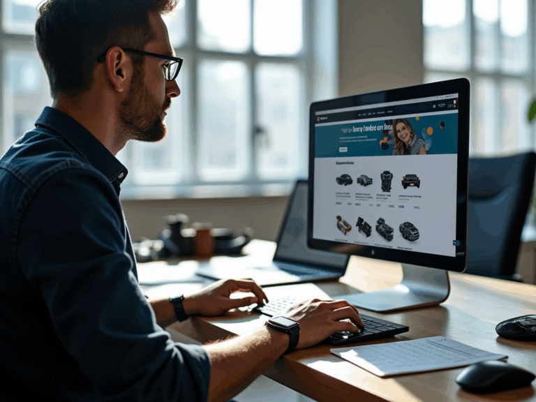 personne-utilisant-site-ecommerce-pieces-auto