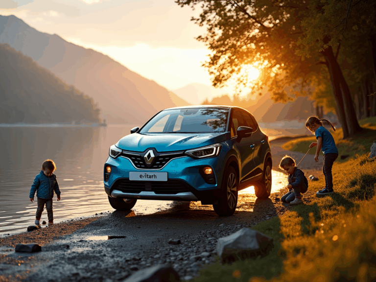 renault-captur-etech-lac-alpin-coucher-soleil