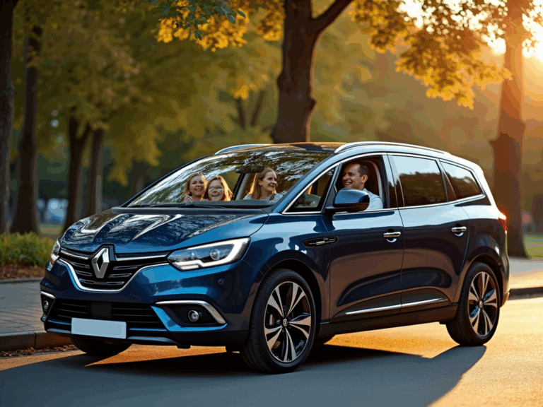 renault-scenic-v-golden-hour-family-urban-park