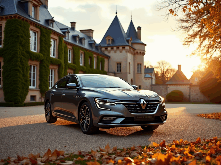 renault-talisman-chateau-france-golden-hour