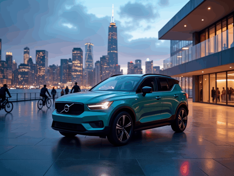 volvo-c40-recharge-urban-sunset