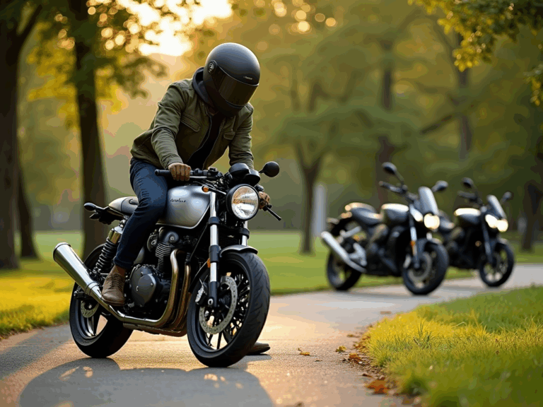 urban-park-motorcyclist-golden-hour
