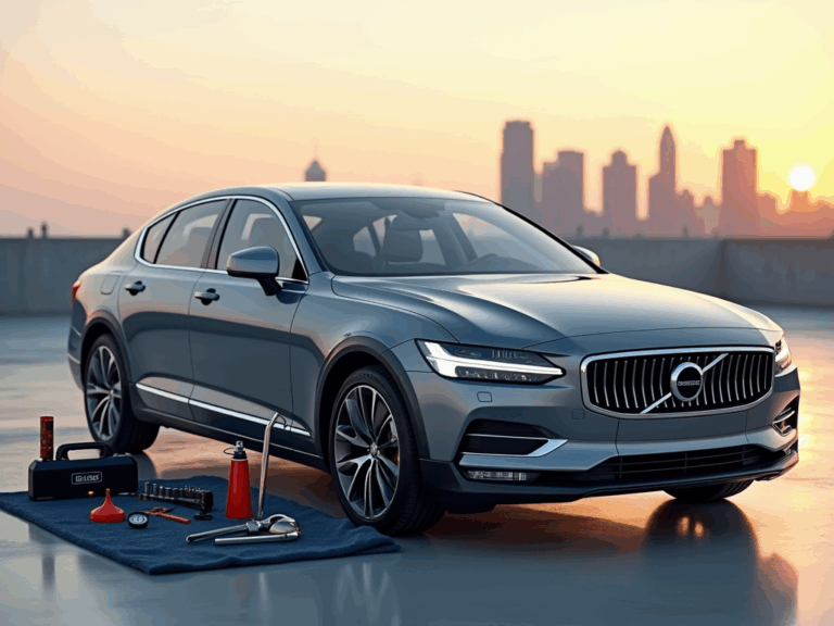 voiture-sedans-moderne-golden-hour-urbain-outil-maintenance