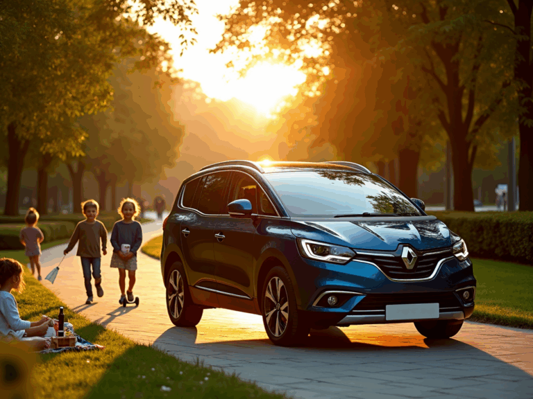 renault-scenic-golden-hour-park